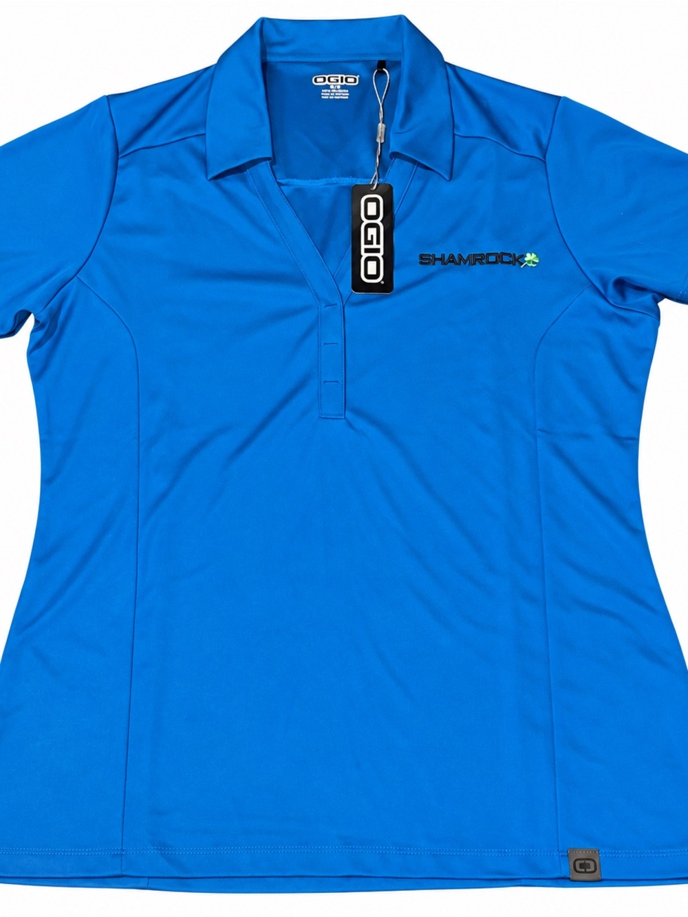 OGIO Women's Blue Shamrock Polo Top